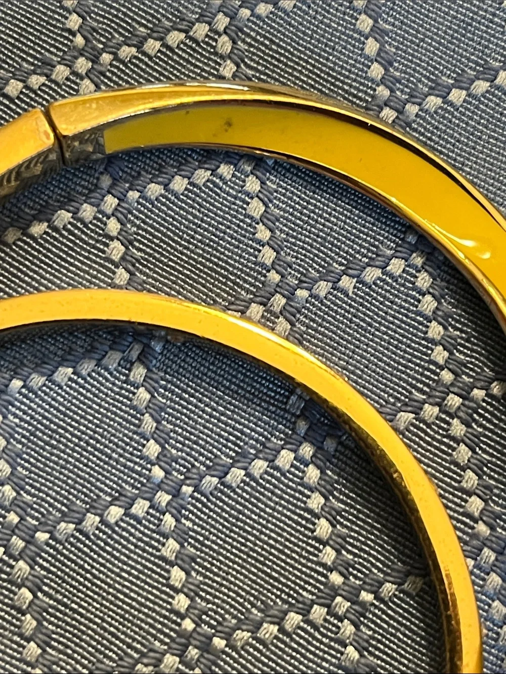 kate spade Yellow and Pink Enamel Hinged Bangle Duo - Picture 14 of 14